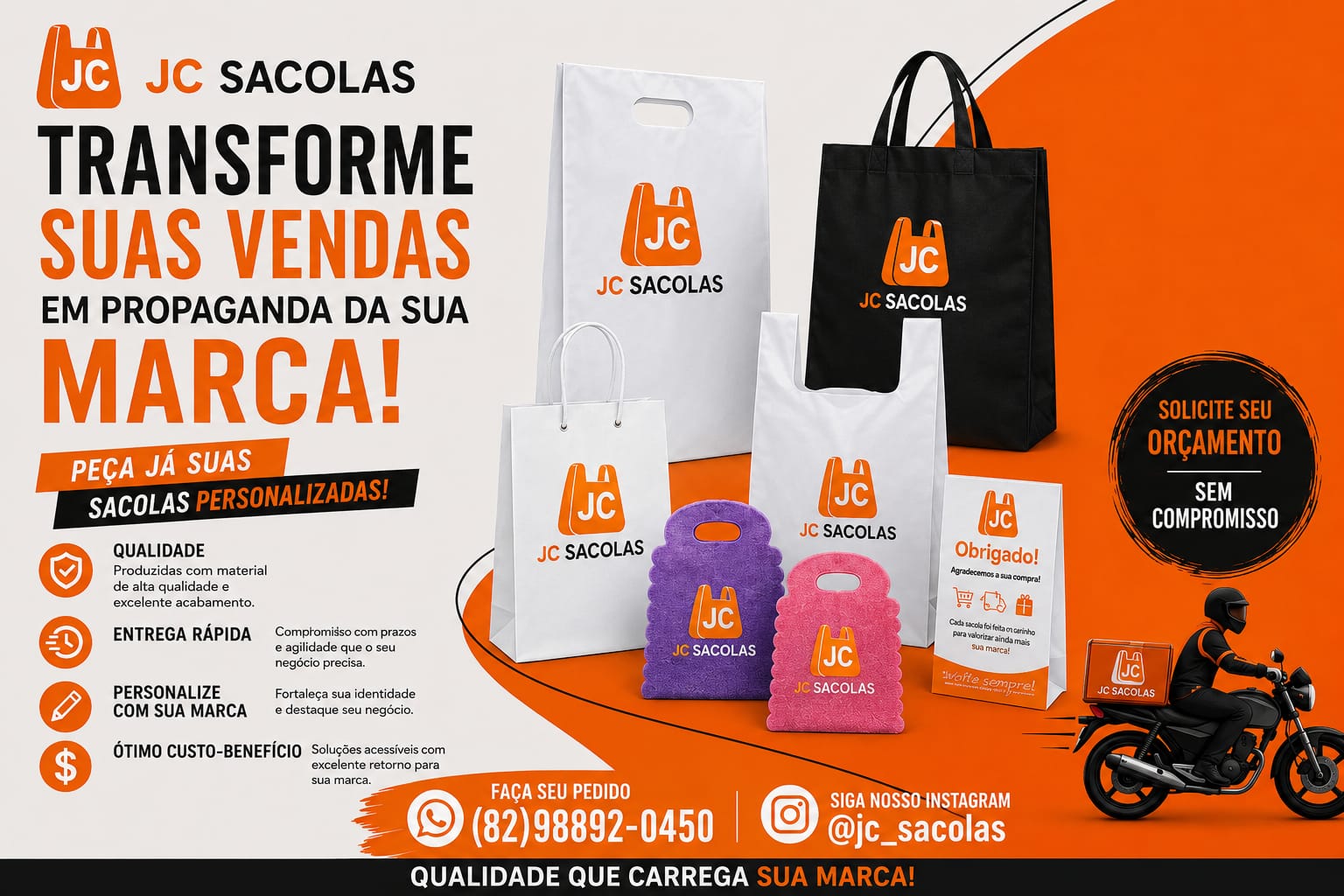 Anúncio JC Sacolas 1