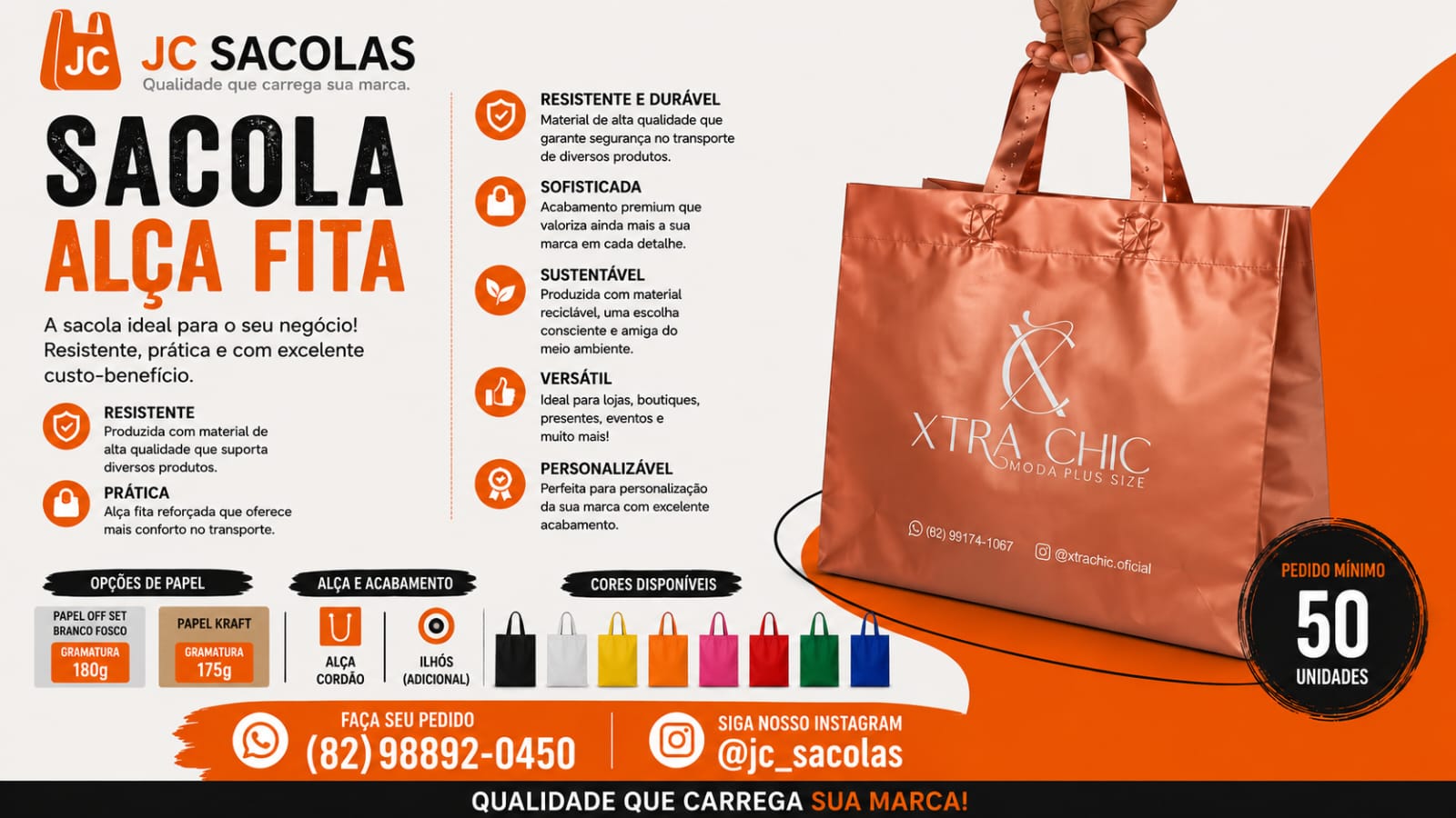 Anúncio JC Sacolas 2