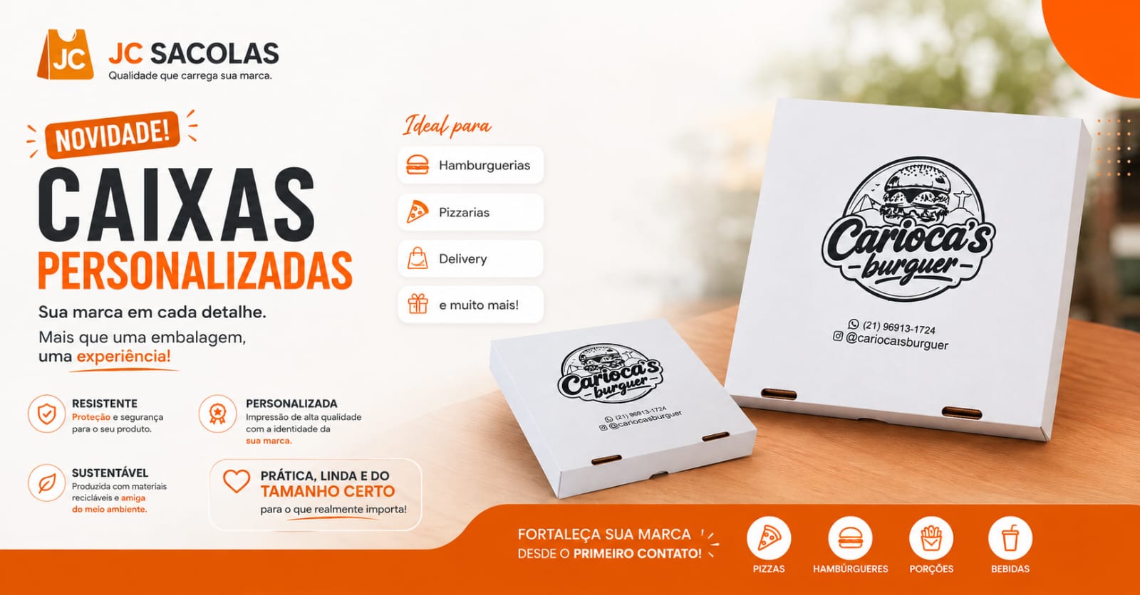 Anúncio de sacola TNT